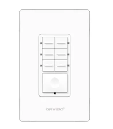 Botonera de 7 Escenas Inteligente ZIGBEE Orvibo T10S7ZW-1UO