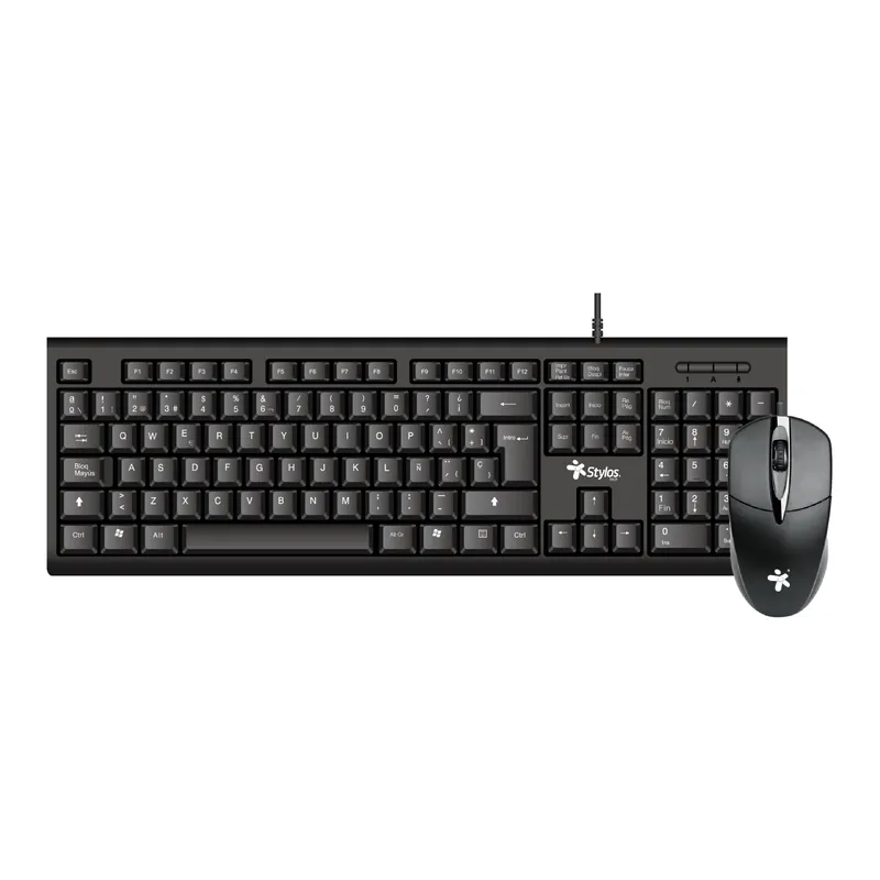 Kit de Teclado y Mouse Stylos STPKTM4B