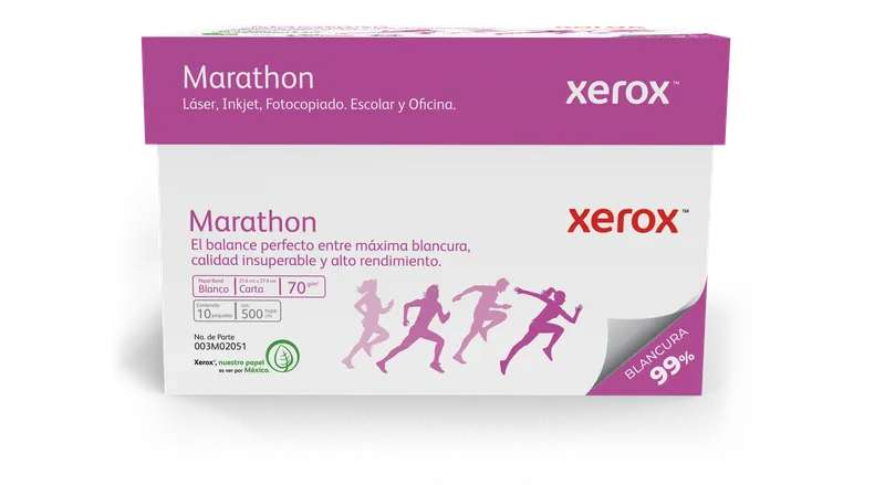 Papel Bond Marathon Carta XEROX Marathon