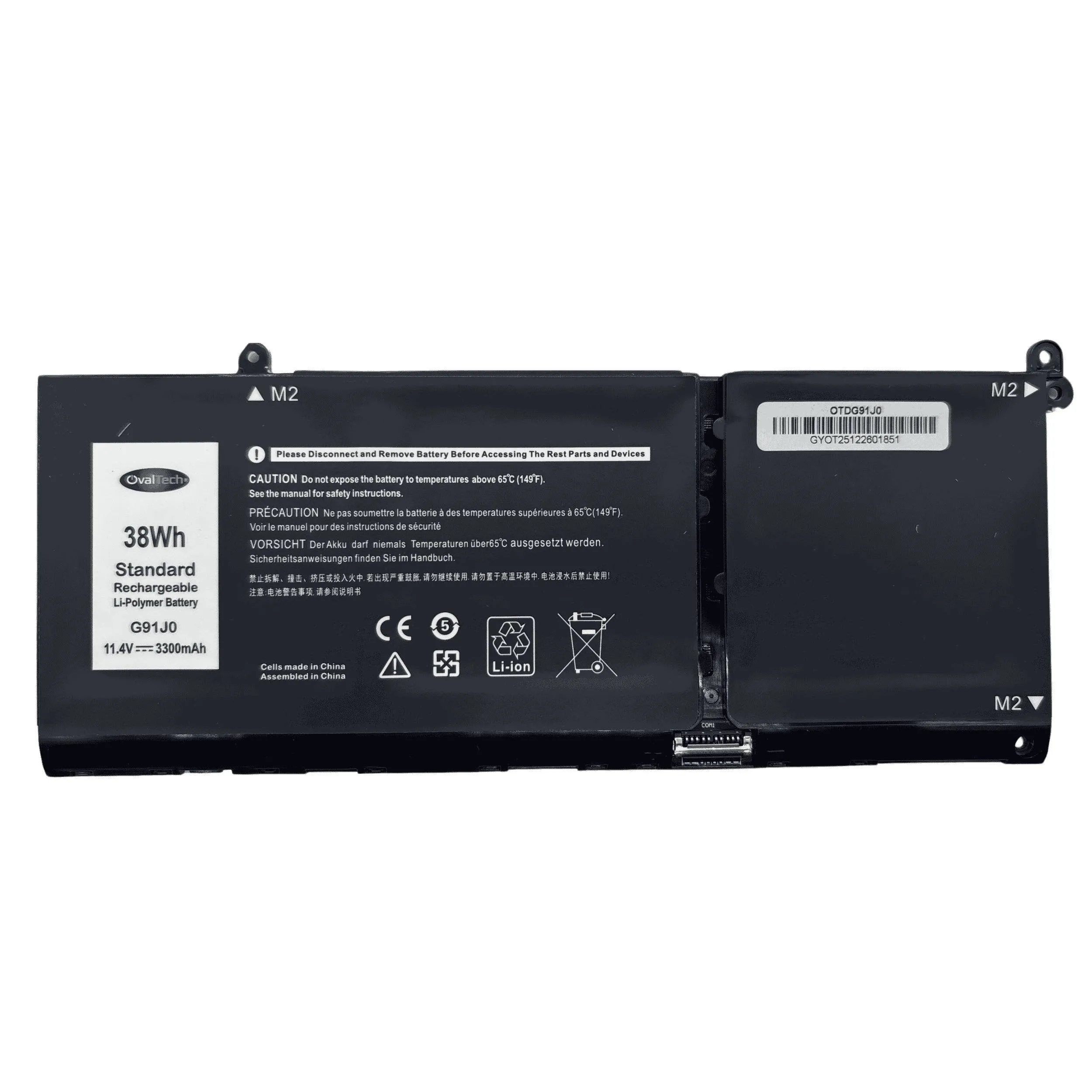 Baterías OVALTECH OTDG91J0