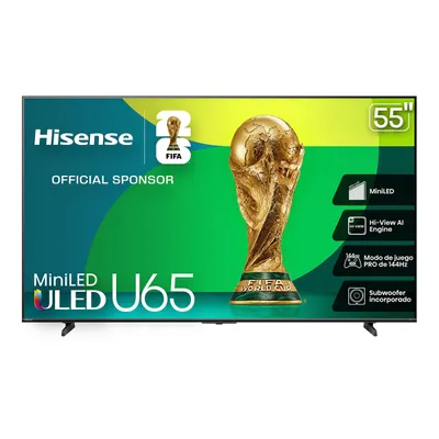 Televisión  Hisense 55U65QFM