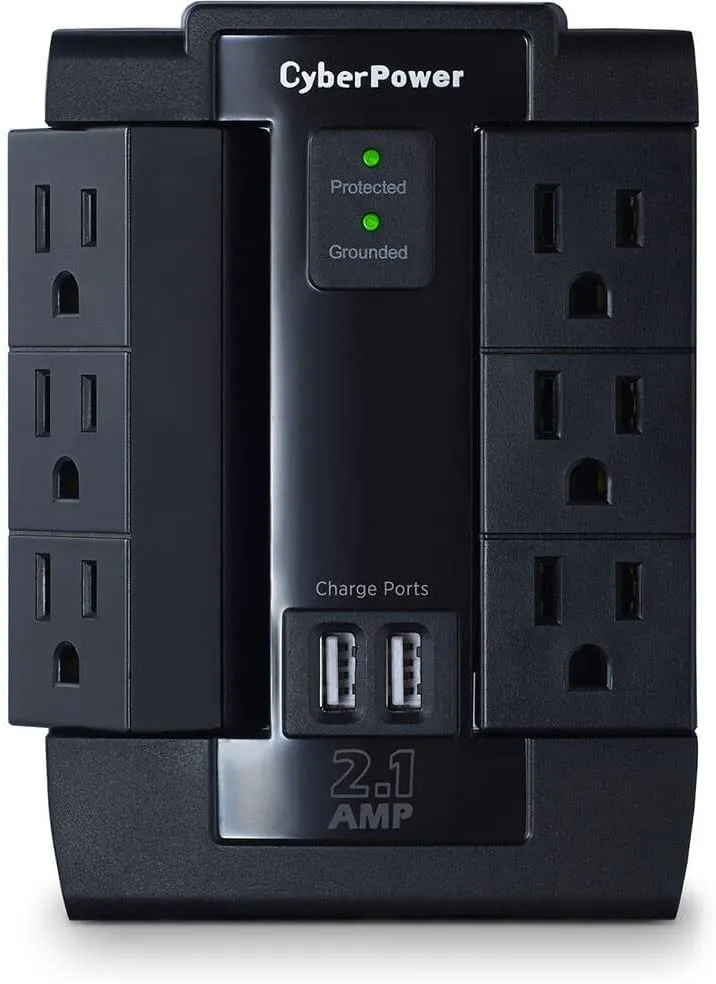 Supresor de Picos de Pared CyberPower P600WSURC1