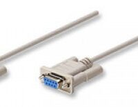Cable Serial - DB9 - RS232 - Null Modem MANHATTAN 301404